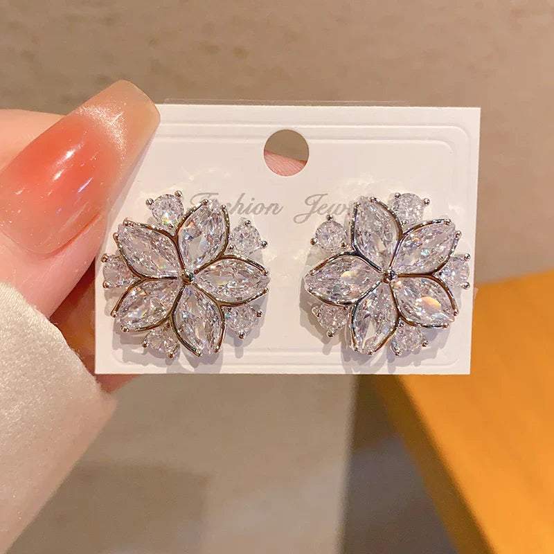 Sparkling Sunflower Earrings