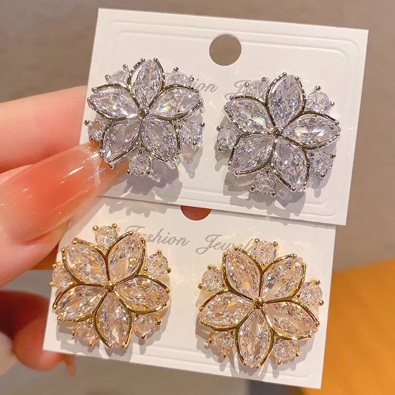 Sparkling Sunflower Earrings